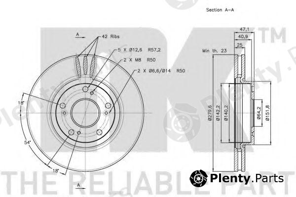  NK part 202637 Brake Disc