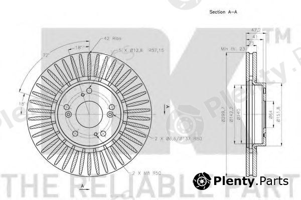  NK part 202646 Brake Disc