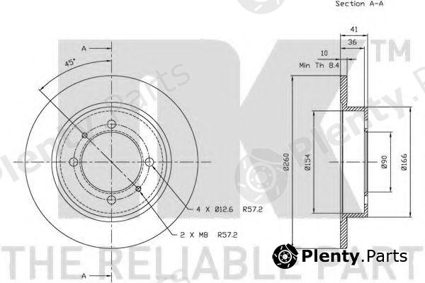  NK part 203027 Brake Disc