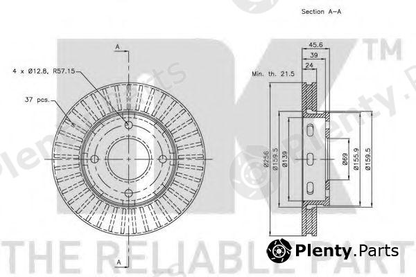  NK part 203035 Brake Disc