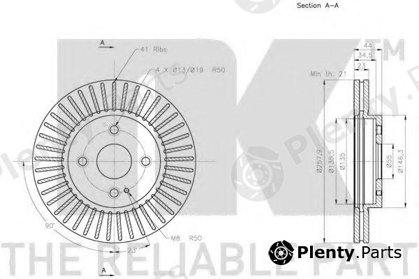  NK part 203267 Brake Disc