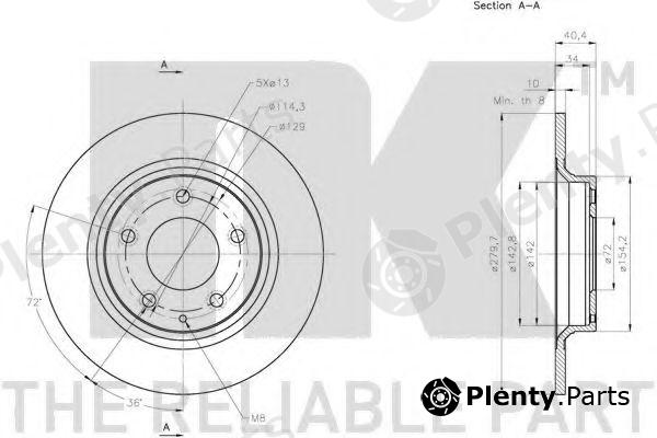  NK part 203269 Brake Disc