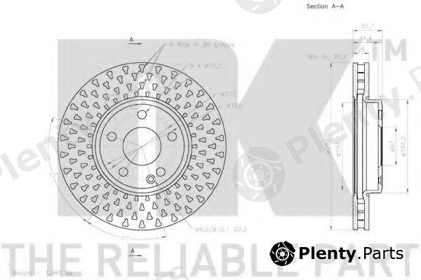  NK part 2033112 Brake Disc