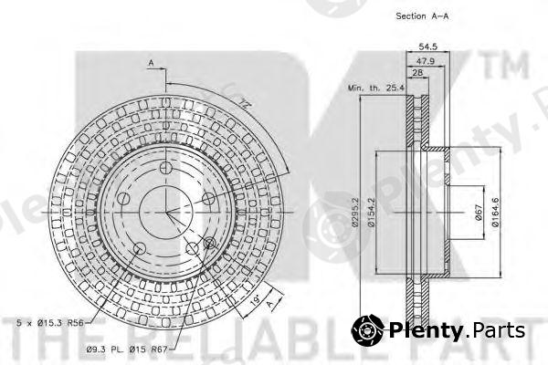  NK part 203359 Brake Disc