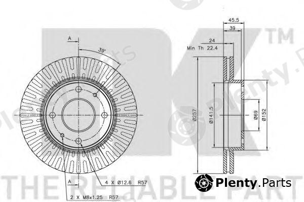  NK part 203411 Brake Disc