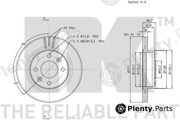  NK part 203517 Brake Disc