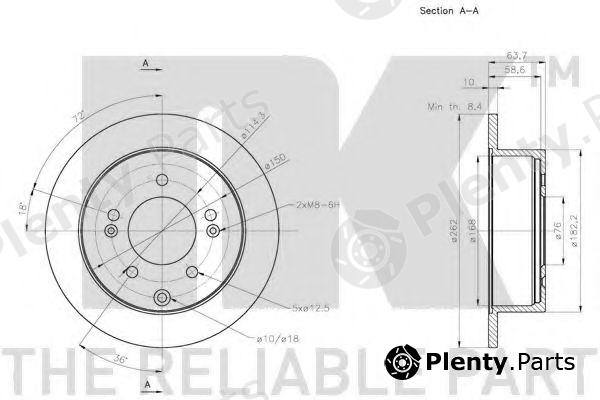  NK part 203531 Brake Disc