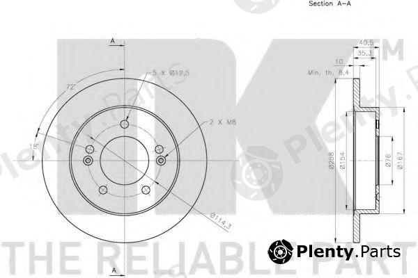  NK part 203533 Brake Disc