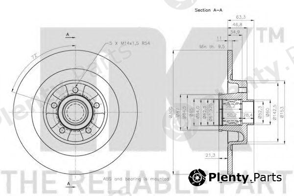  NK part 203962 Brake Disc