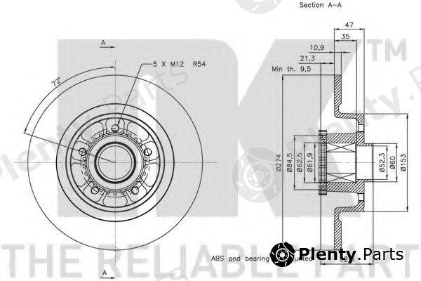  NK part 203963 Brake Disc
