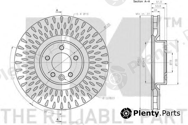  NK part 204042 Brake Disc