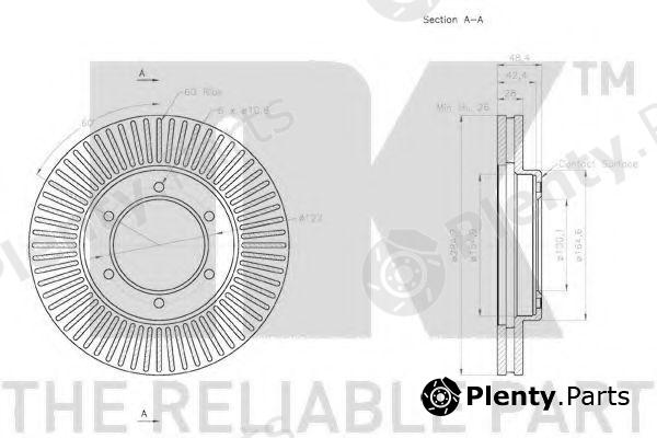  NK part 2045153 Brake Disc