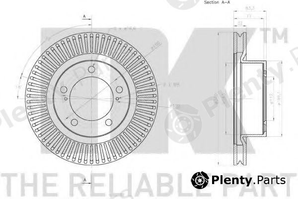  NK part 2045171 Brake Disc