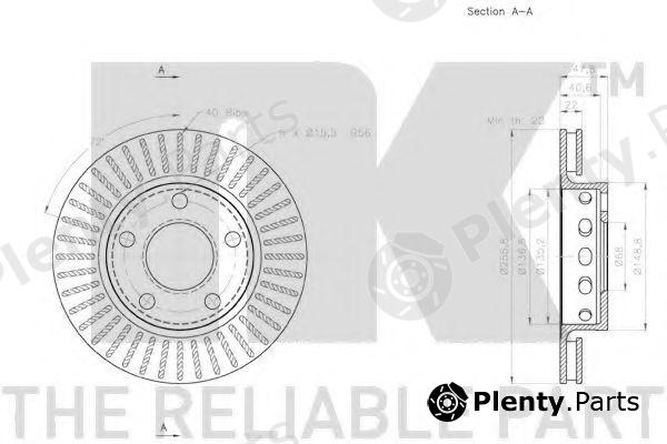 NK part 2047131 Brake Disc