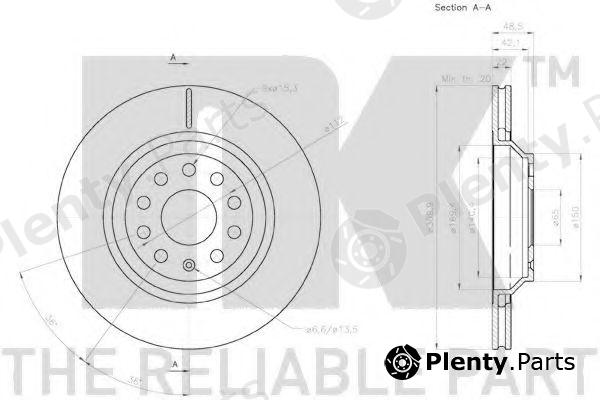  NK part 2047136 Brake Disc