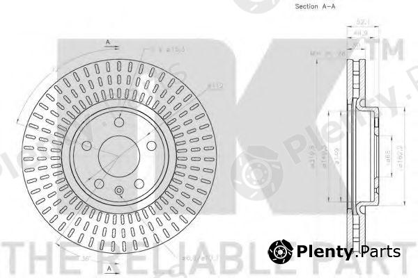  NK part 2047153 Brake Disc