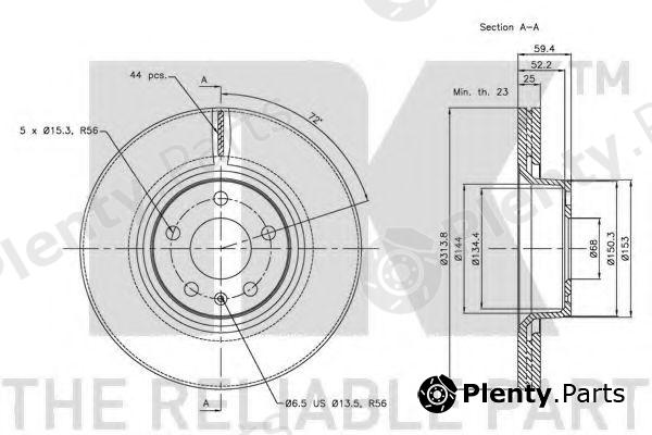  NK part 204799 Brake Disc