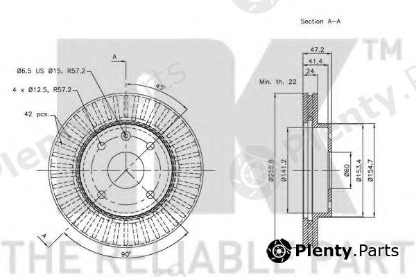  NK part 205010 Brake Disc