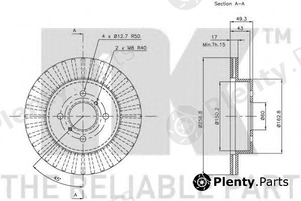  NK part 205211 Brake Disc