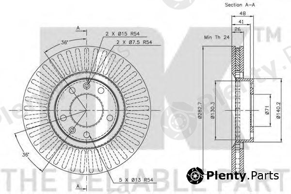  NK part 209920 Brake Disc