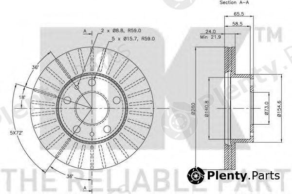  NK part 209945 Brake Disc