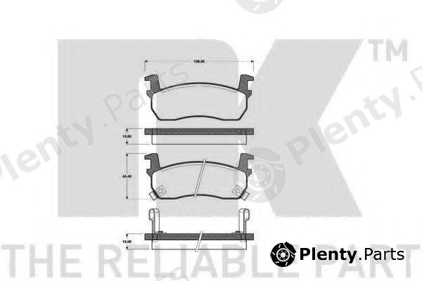  NK part 222224 Brake Pad Set, disc brake