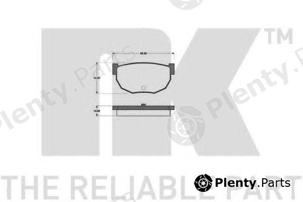  NK part 222229 Brake Pad Set, disc brake