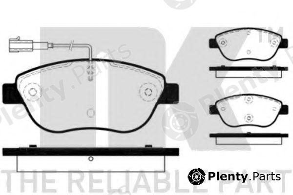  NK part 222364 Brake Pad Set, disc brake