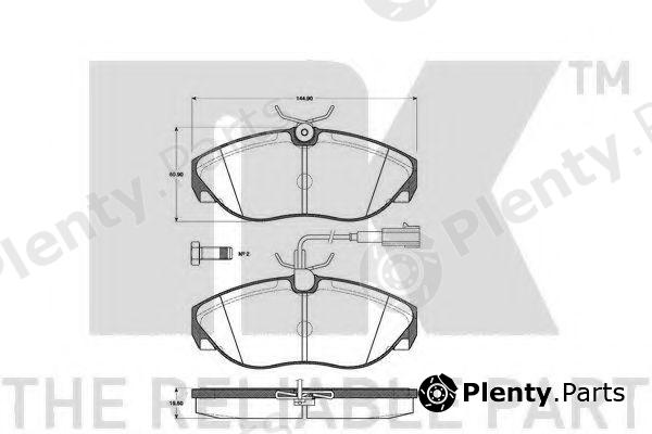  NK part 222370 Brake Pad Set, disc brake