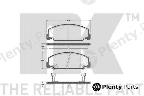  NK part 222616 Brake Pad Set, disc brake