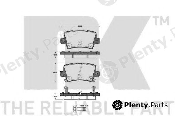  NK part 222639 Brake Pad Set, disc brake