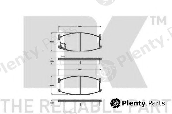  NK part 223204 Brake Pad Set, disc brake