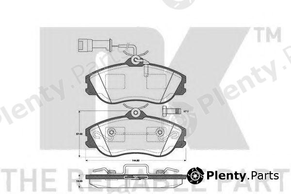  NK part 224726 Brake Pad Set, disc brake