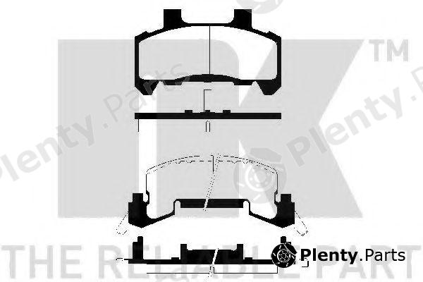  NK part 229206 Brake Pad Set, disc brake