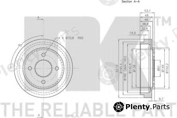  NK part 252210 Brake Drum