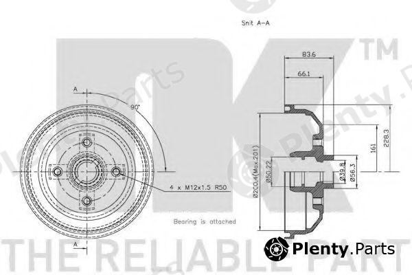  NK part 253621 Brake Drum