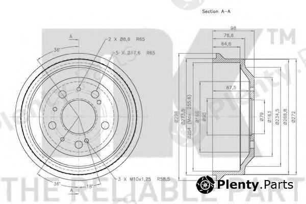  NK part 261901 Brake Drum