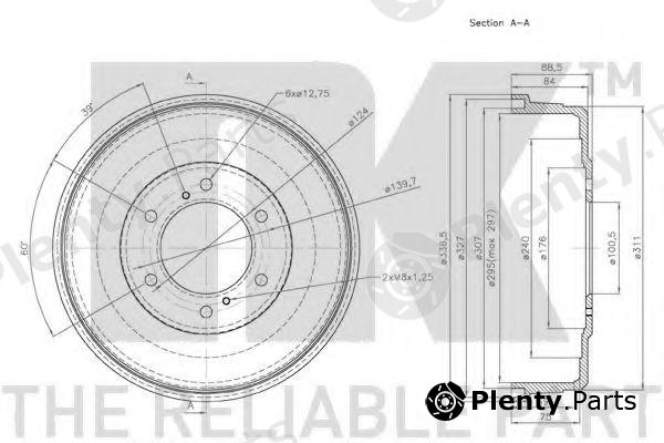  NK part 262206 Brake Drum