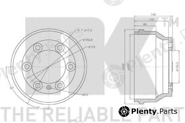  NK part 262507 Brake Drum