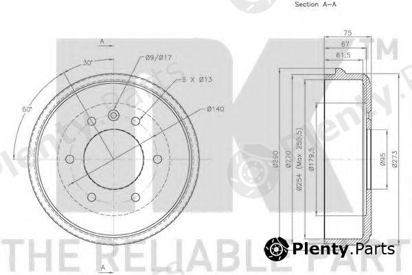  NK part 263601 Brake Drum