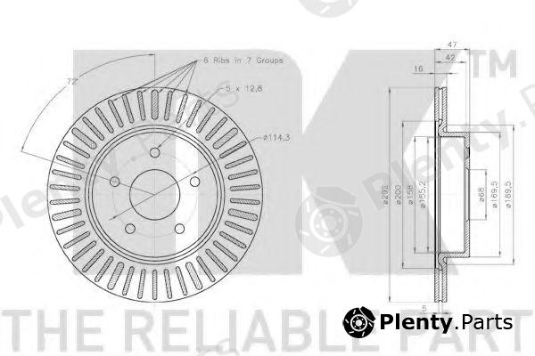  NK part 312297 Brake Disc