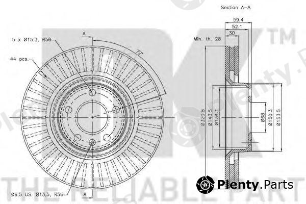  NK part 3147100 Brake Disc