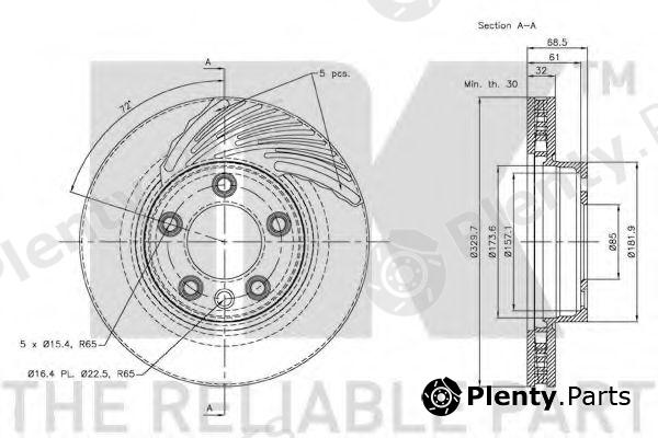  NK part 3147102 Brake Disc
