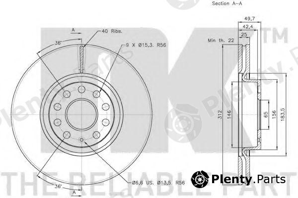  NK part 3147115 Brake Disc