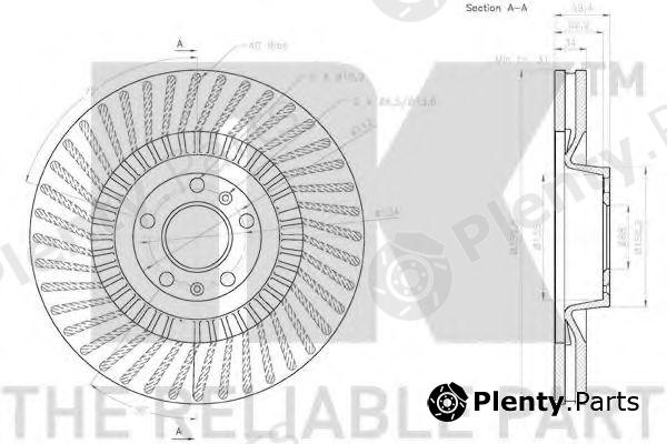  NK part 3147125 Brake Disc