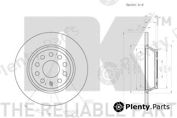  NK part 3147133 Brake Disc