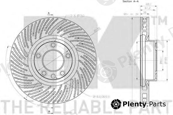  NK part 3147151 Brake Disc