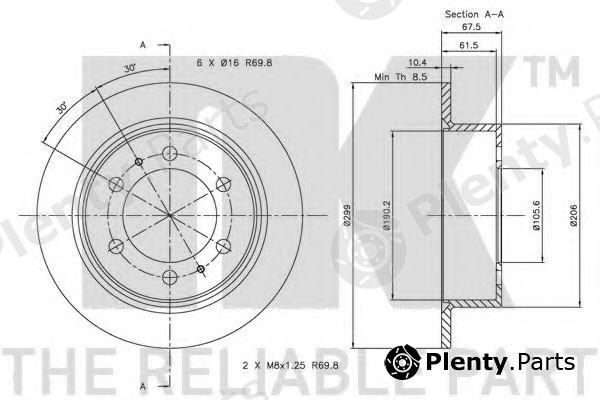  NK part 315003 Brake Disc