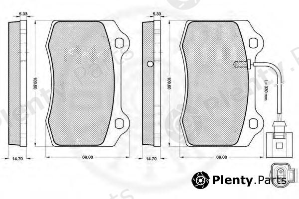  OPTIMAL part 12212 Brake Pad Set, disc brake