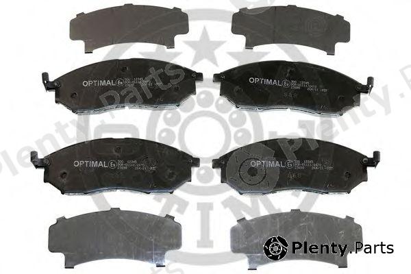  OPTIMAL part 12345 Brake Pad Set, disc brake